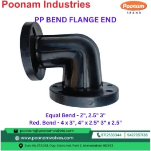 PP Bend Flange End